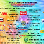 FULL COLOR TEPAKAN PAPELERIA-NOVEDADES-COMPUTO
